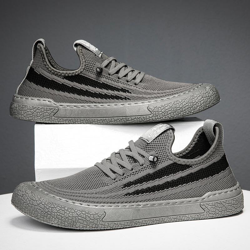 

Мужские повседневные кроссовки из сетки с мягкой подошвой для бега и занятий спортом, удобные и дышащие, на плоской подошве, легкие, для фитнеса и путешествий 44 серый