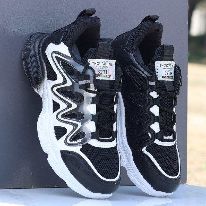 

Ретро-туфли для папы, мужская обувь, весна 2024, новые универсальные кожаные туфли, мужская спортивная и повседневная обувь, мужская мода 44