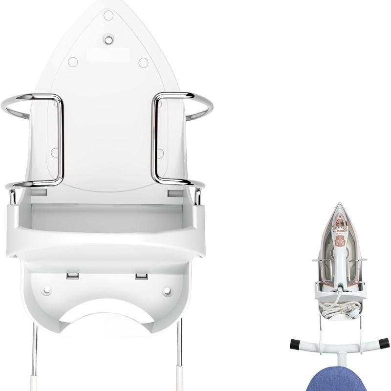 Ironing Board Hanger Wall Mount Ironing Board Holder Wall Mount for Laundry Rooms Storage Organizer, Black