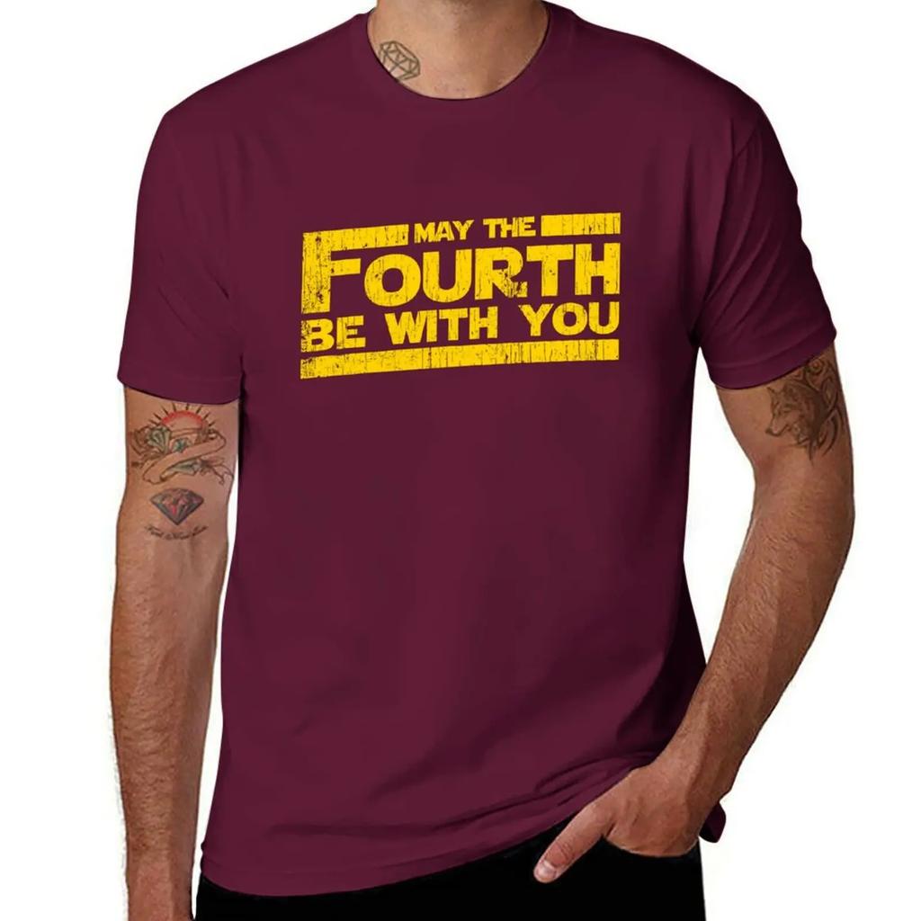 May The Fourth Be With You 4th T-Shirt sublime rapper graphic tees anime figures mens workout shirts