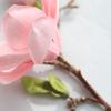 1 Pc Artificial Magnolia Fake Flower Bud Bridal Wedding Home Cafe Store Decor