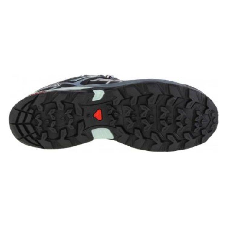 SALOMON X Ultra Pioneer GTX Mesh Round Toe Lace-Up Waterproof Low-Top Outdoor Shoes Women Shoes Black Gray Green 471702