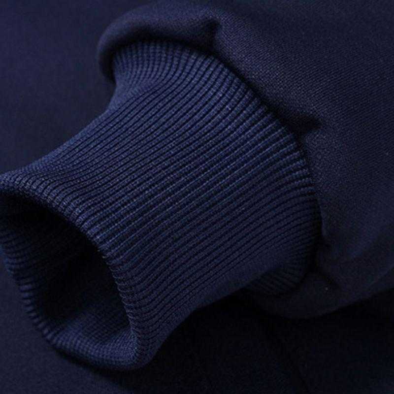 Hochwertiges 2-teiliges Herren-Winter-Fleece-Trainingsanzug-Set mit kuscheliger Jacke und Hose für ultimativen Komfort