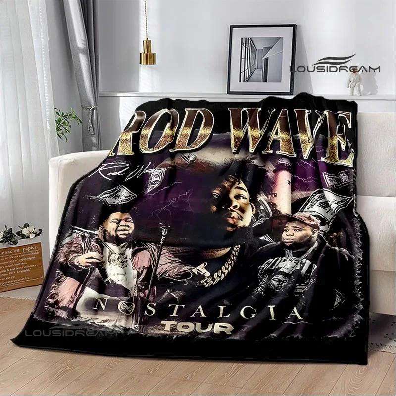 Rapper rod wave printed blanket Warm Flannel Blankets Soft and Comfortable blanket Home Travel Blanket bed linings Birthday Gift