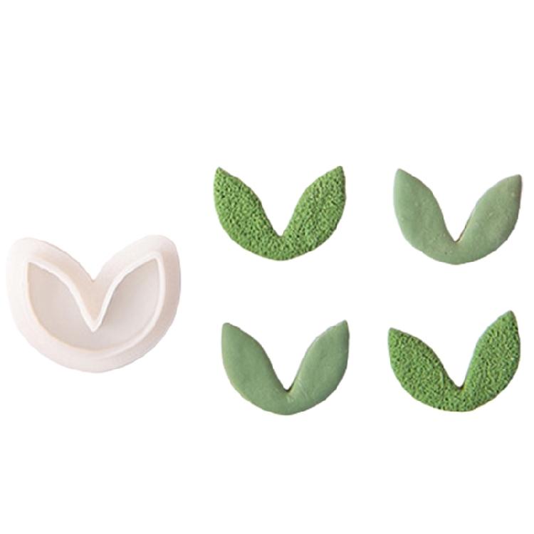 Flower Leaf Shape Clay Cutter for Earrings Jewelry Making Plant Flower Themed Clay Earring Molds Clay Earring Cutter Set