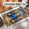 Other Similar Designs Theme Crystal Velvet Rug Personalized Custom Name Text Soft Floor Mat Home Decor
