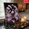 DIY Flamingo Pearl Diamond Art Kits Without Frame 30x40cm Gem Art Diamond Painting Kits for Adults/Beginners Gift Idea Home Wall Decor