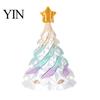 Christmas Stocking Stuffers 3D Printed Spiral Tree, Golden Star Topper Tree Fidget Shape Toys Toy, Cone Desk Decor for Anxiety Stress Relief Portable