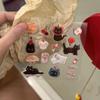 1 Sheet 3D Epoxy Resin Transparent Decals Ins Cute Black Cat Cartoon Jelly Relief Sticker Diy Phone Cases Laptop Tablet Decor