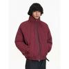 Blaexit Matte Brushed High-End Quilted Short Cotton Jacket Winter Coat Men's Fleece-Lined Thickened Puffer Jacket