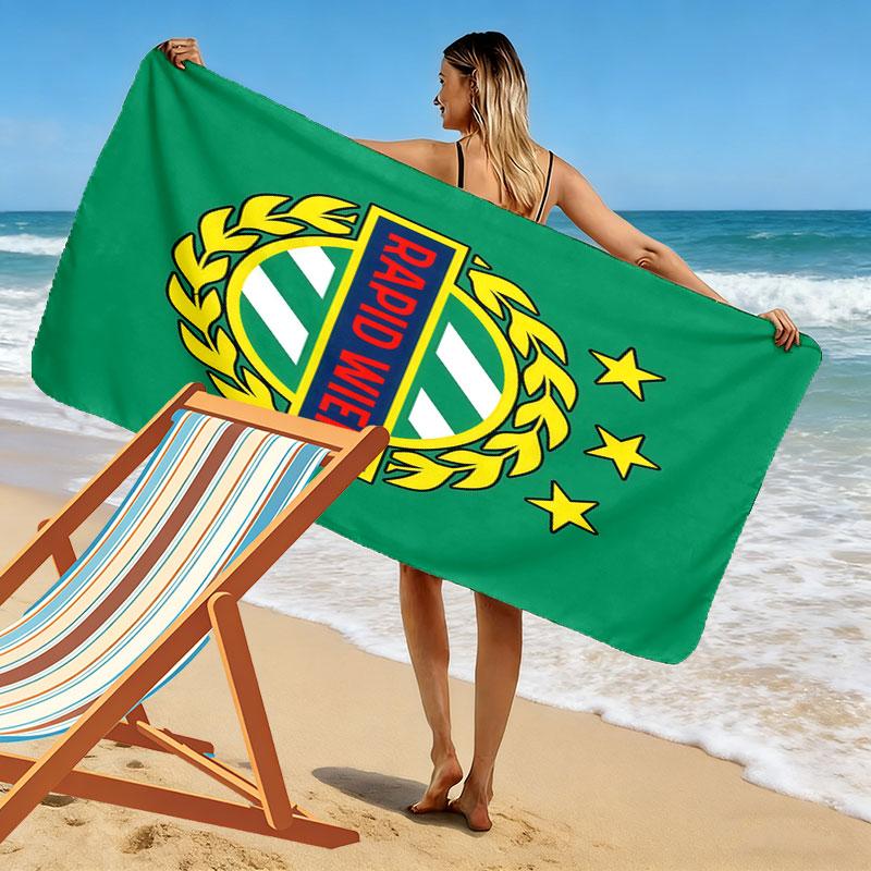 Asciugamano da Spiaggia Rapid Vienna Print, Asciugamano Grande Morbido ad Asciugatura Rapida per Spiaggia Campeggio Nuoto
