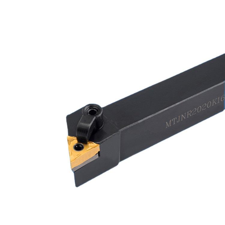 93° Outer Diameter MTJNR2020K16 Lathe Tool Holder for 1604 Triangular Inserts, Tool Handle & Pad Accessories