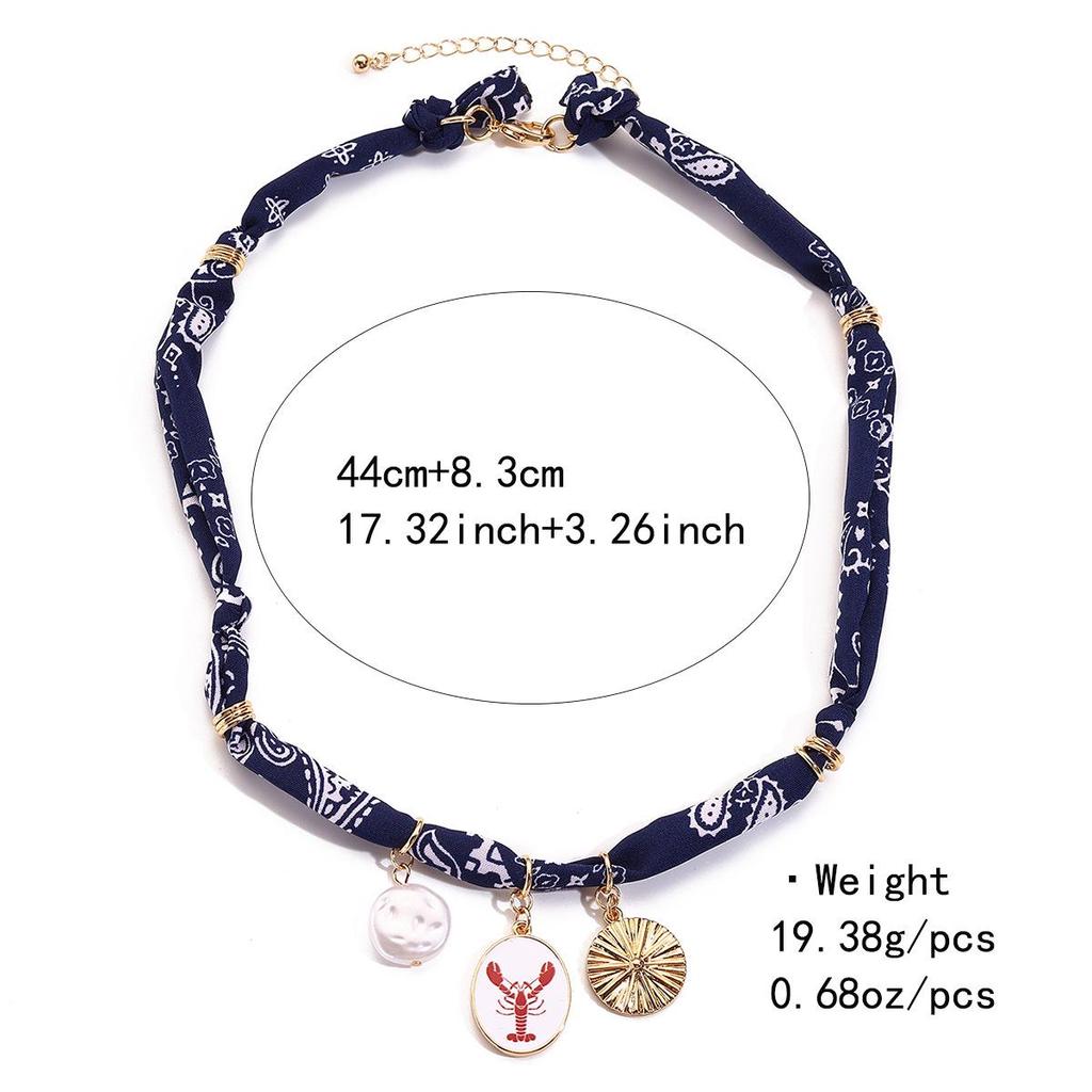 Kenjie Luxury Dopamine Color Bowknot Jewelry Scarf Necklace – Fashion Silk Scarf for Women