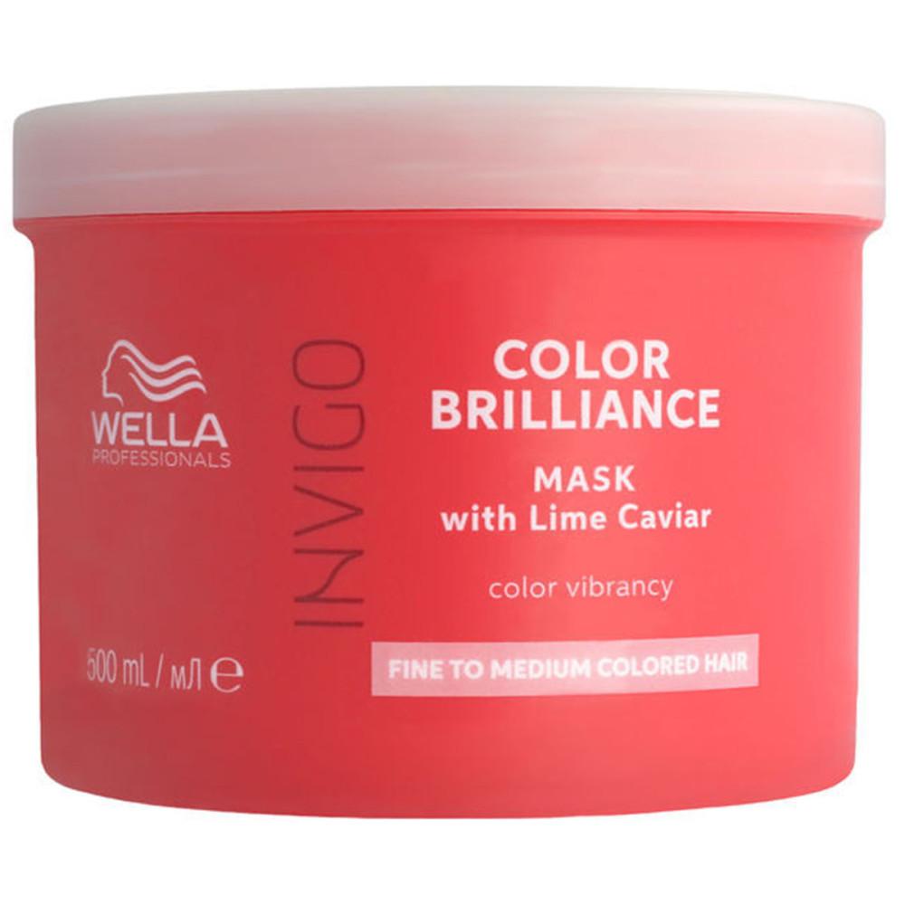 Wella - Maska na jemné až středně silné vlasy Invigo Color Brilliance 500 ml -
