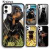 Krajews Rottweiler Beautiful Big Dog For iPhone 17 Air 16 Phone Case Cover 15 14 Plus 12 Pro Max Coque Fundas