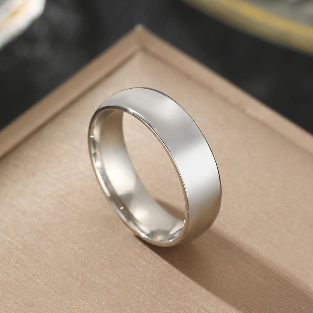 Stainless Steel Ring Classic Fashion Mirror Design Classy Ring  For Women Zircon Fashion New Products Party Gift Recommendation