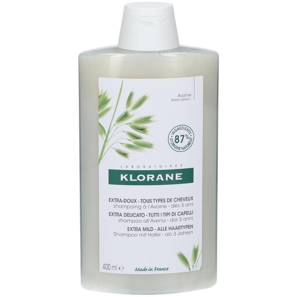 Klorane, Oat Milk, Hair Shampoo, Gentle Cleansing, 400 Ml