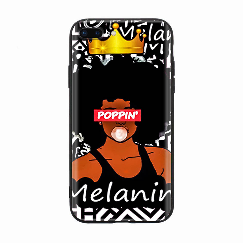 

Черный чехол для Xiaomi Redmi 13C Note 9 iPhone XR 7 8 14 15 11 12 13 X XS Pro Max Samsung A25 S23 S24 FE Ultra Plus Melainin Popin Girl Samsung A25 чёрный