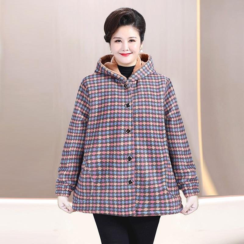 

Женское утепленное пальто большого размера, толстое зимнее утепленное пальто, утепленная куртка оверсайз. 7XL (recommended 220-120kg)