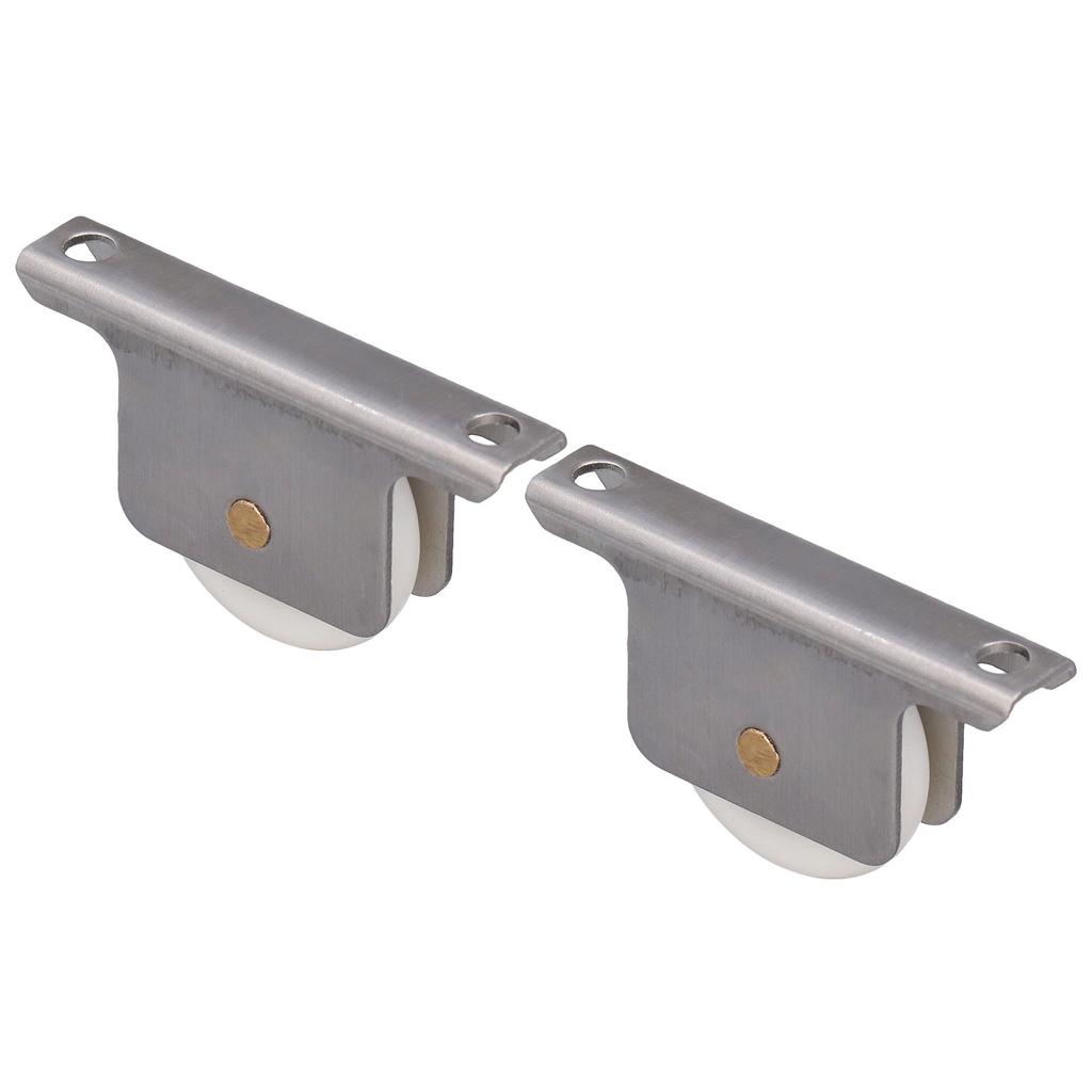 2Pcs Sliding Door Pulley Roller Wheel with Base for Bathroom Shower Glass Doors 38mm