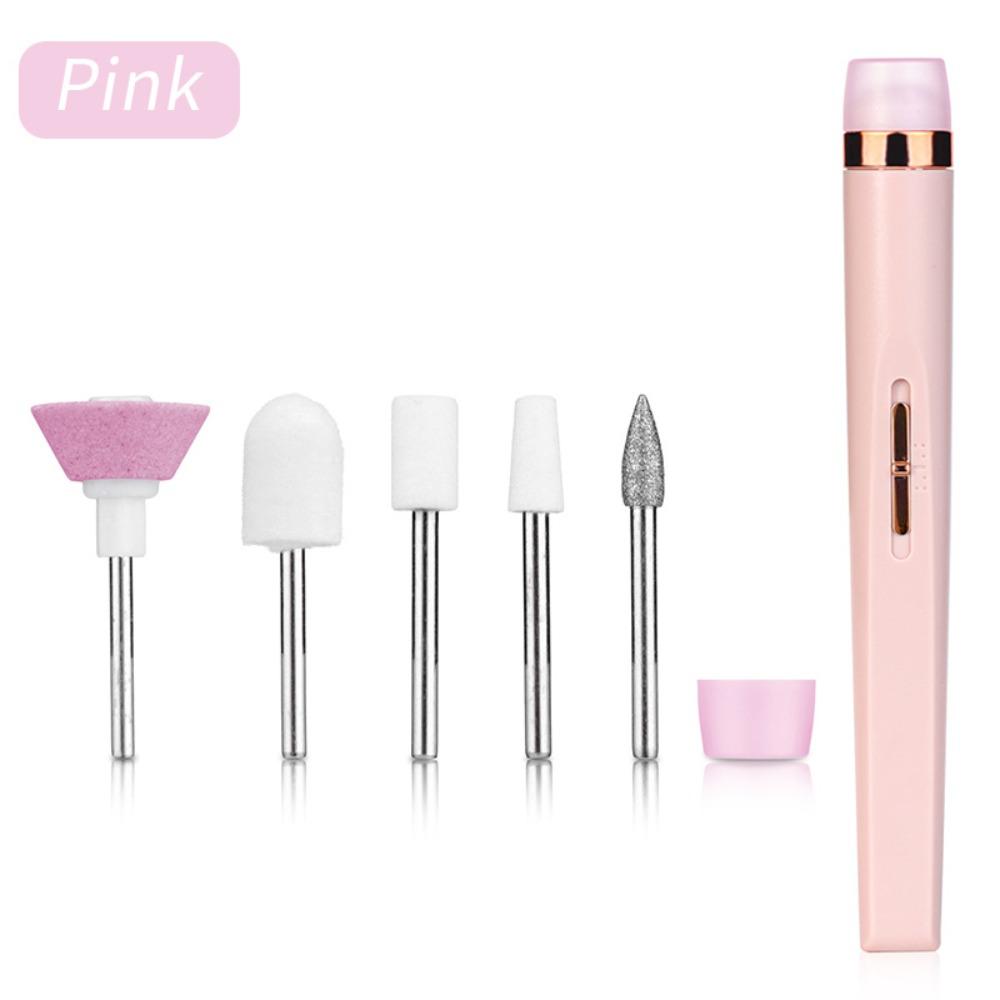 2nd Gear Nail Polishing Machine With LED Light Electric Manicure Art Pen Tools