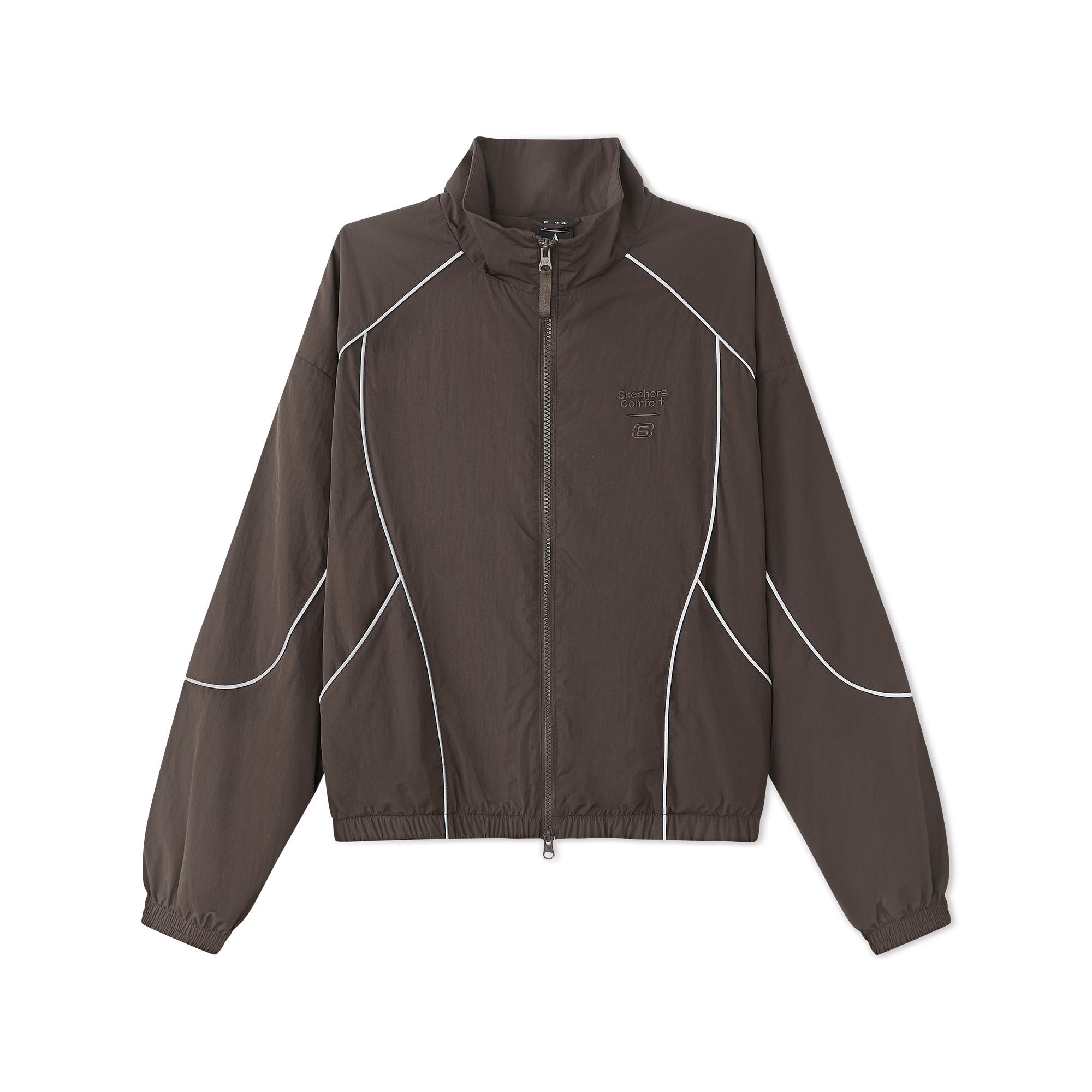 Skechers Fleece Lined Warm Windproof Water Resistant Durable Sports Casual Commuter Loose Comfortable Soft Hooded Jacket Women jackets L325W102-05U5 L