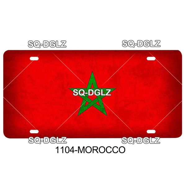 [SQ-DGLZ] M-P Country Flag 15x30cm Metal Sign Vintage Plaque Tin Sign Wall Decor For Bar Pakistan/Netherlands/Malaysia