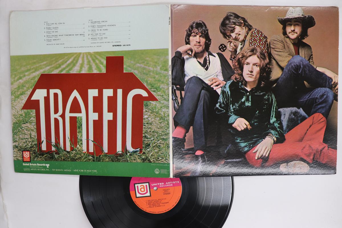 Виниловая пластинка TRAFFIC  Traffic UAS6676 UNITED ARTISTS 1968 США Рок Б/у