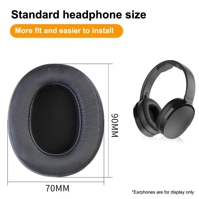 1 Set Headphones Replacement Ear Pads Cushion For  Crusher Wireless Crusher Evo Crusher Anc Hesh 3 Ear Cushion