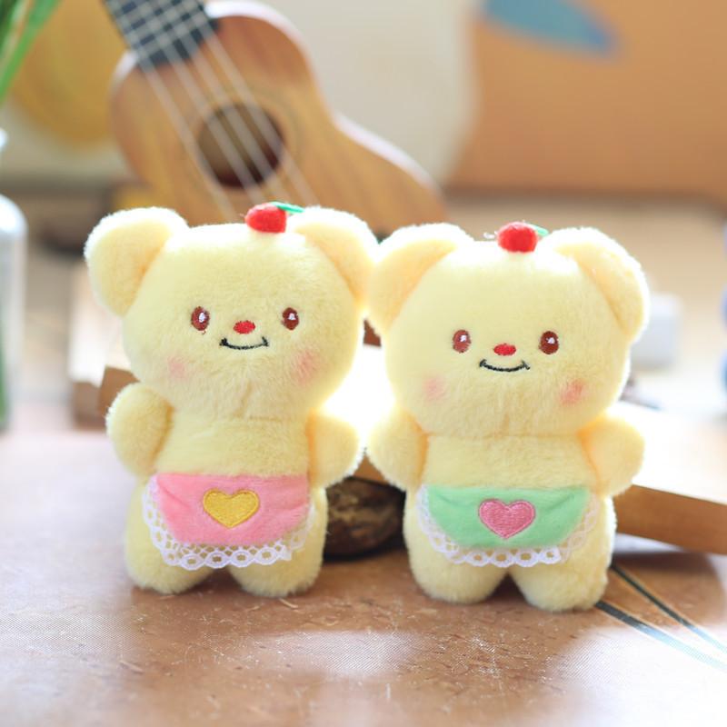 Adorable Cute Butter Bear Plush Toy Keychain Cartoon Bag Accessory