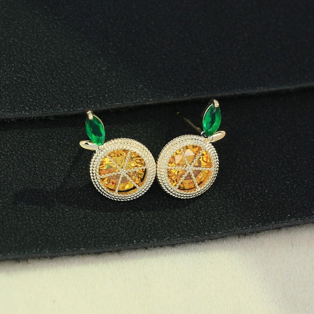 Sparkle Earrings for Women Sweet Fruit Stud Earrings Delicate Ear Jewelry  Girls