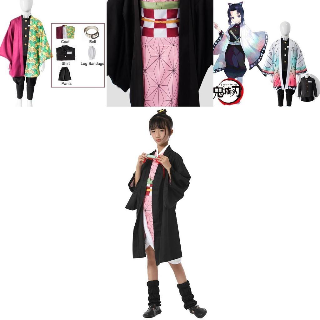 High-quality Polyester And Synthetic Fiber Demon Slayer Kimetsu No Yaiba Costume Perfect For Boys And Girls