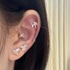 20Pcs/Sheet  Heart Bow  Ear Point Stickers Ear Pressure Stick Acupuncture Auricular Ear Stickers Massage