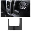 Left & Right Dashboard Trim Decor for Dodge RAM 1500 10-2015 Soft Carbon Fiber