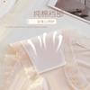 Mid Waist Ice Silk Women's Underwear, Pure Cotton Crotch Lace Seamless Breathable and Comfortable Triangular Shorts for Girls
