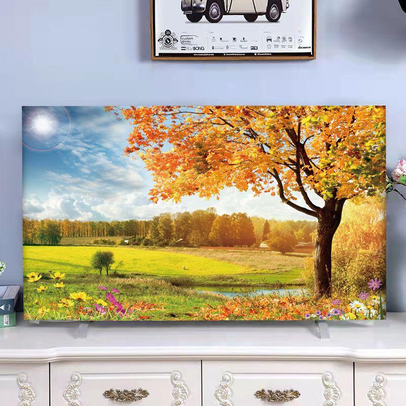 Universal LCD TV Dust Cover Reusable and Washable Fabric Cloth