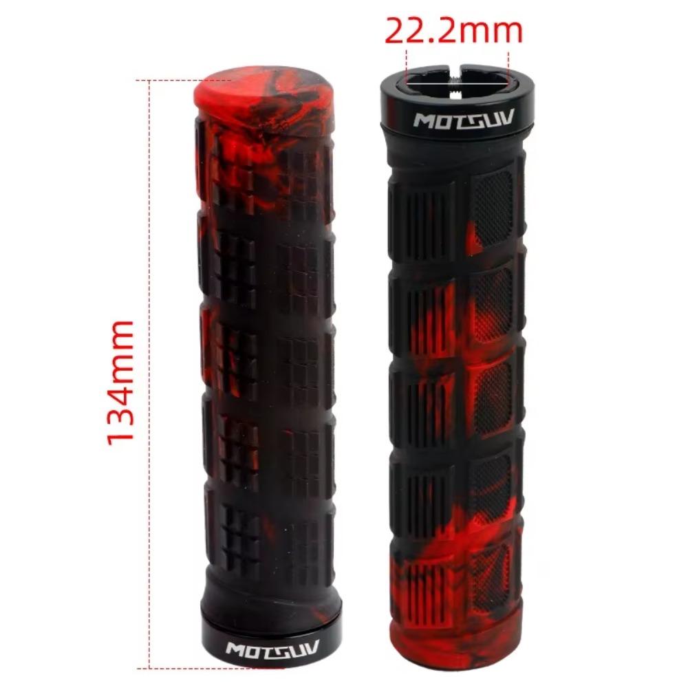 Non-Slip Rubber Bicycle Grips Aluminum Alloy Lockring Handle Bar Grips Cycling Accessories
