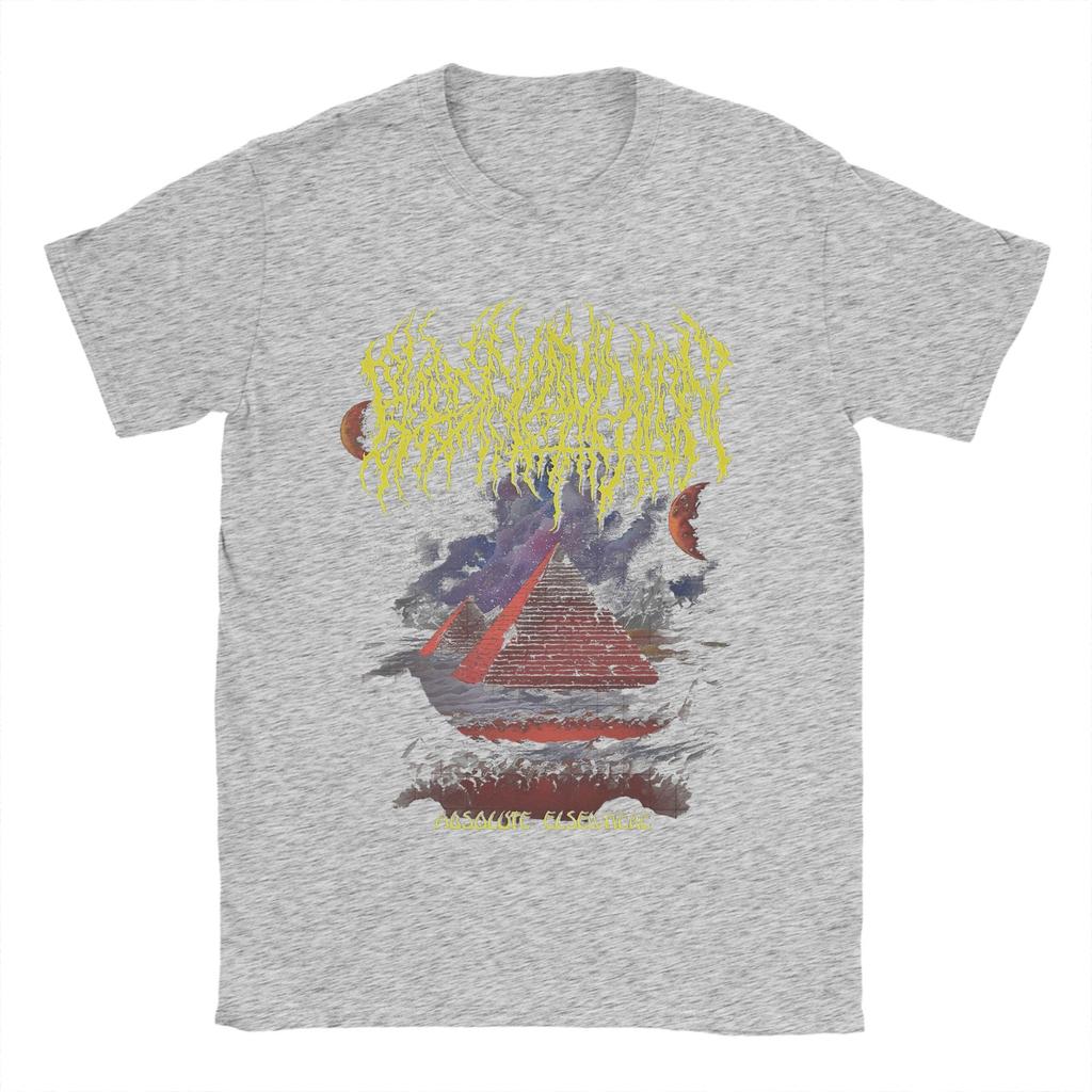 Casual Blood Incantation Pyramid T-Shirts Men O Neck Pure Cotton T Shirts  Short Sleeve Tees Summer Tops
