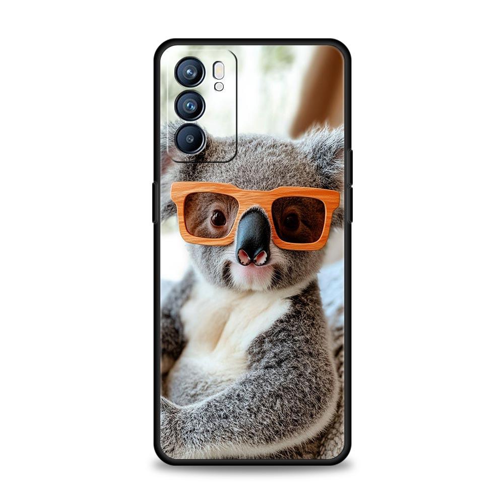 Phone Case For Oppo Reno13 Reno12 Reno11 F Reno10 Pro A54 A53 A95 A76 A74 A57 A98 A80 A79 5G A78 4G Cover Koala