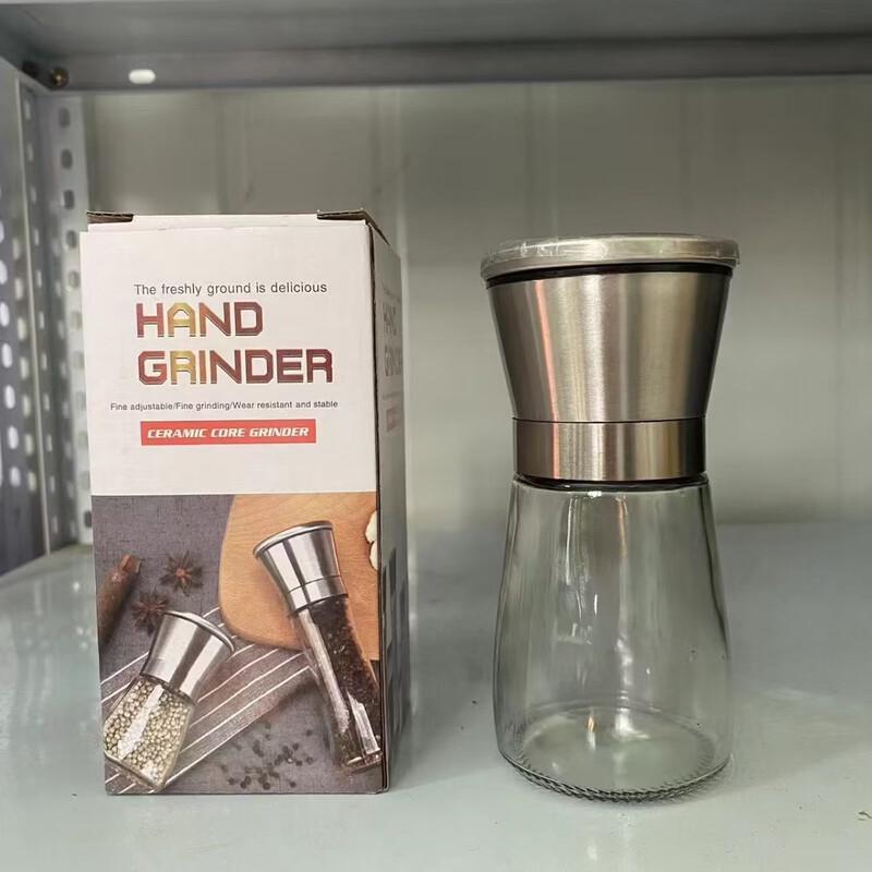 

ZISIZ Stainless Steel Pepper Grinder with Adjustable Coarseness