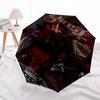1pc Ghost___The_Devil's_Playground Automatic Open, Windproof, Compact Travel Umbrella, Gift for Birthday, Christmas, Business 93016