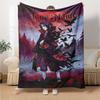 Naruto Character Customize Text Blanket Gift Customizable Blanket Soft Warm Cozy Perfect for Sofa Home Decor Couch Office Four Seasons Universal