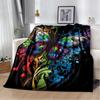 Fantasy Butterfly Flower Cartoon Blanket,Soft Throw Blanket for Home Living Room Bedroom Bed Sofa Couch Picnic Travel Office