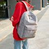 Solid Color Corduroy Backpack Anti-theft Training Knapsack with Adjustable Straps Large Capacity Unisex Schoolbag for Travel Camping Work Gym
