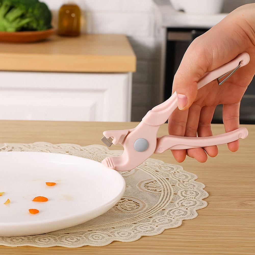 Plastic Anti-Scald Clip Multi-Function Plate Gripper Kitchen Tongs  Cooking Utensils
