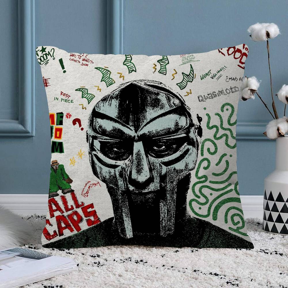 MF DDoom Madlib Pillow Cover for Bedroom Room and Living Room Sofa Decorative Cushion Cover