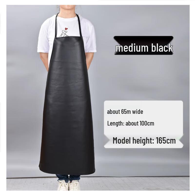 Waterproof PU Leather Bib Apron