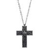 3D Printed Cross Pendant Necklace with Secret Compartment Charm Jewelry Chain Pendant Necklace