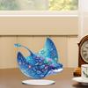 5D DIY Diamond Art Tabletop Decorations Acrylic Special Shape Peacock Diamond Painting Desktop Ornaments Kit Bedroom Table Decor