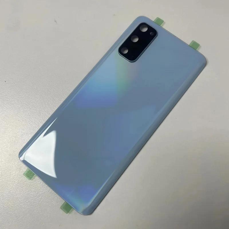 For Samsung Galaxy S20 /S20 Plus /S20 Ultra Battery Back Cover Glass Panel Rear Housing Case With Camera Lens Replacemet